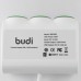 BUDI 4 USB Car Charger with 3 sockets LED ring indicator